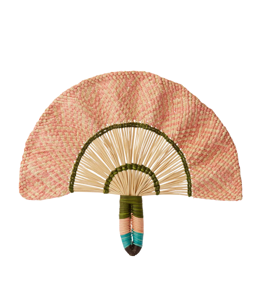Toquilla Flat Hand Fan