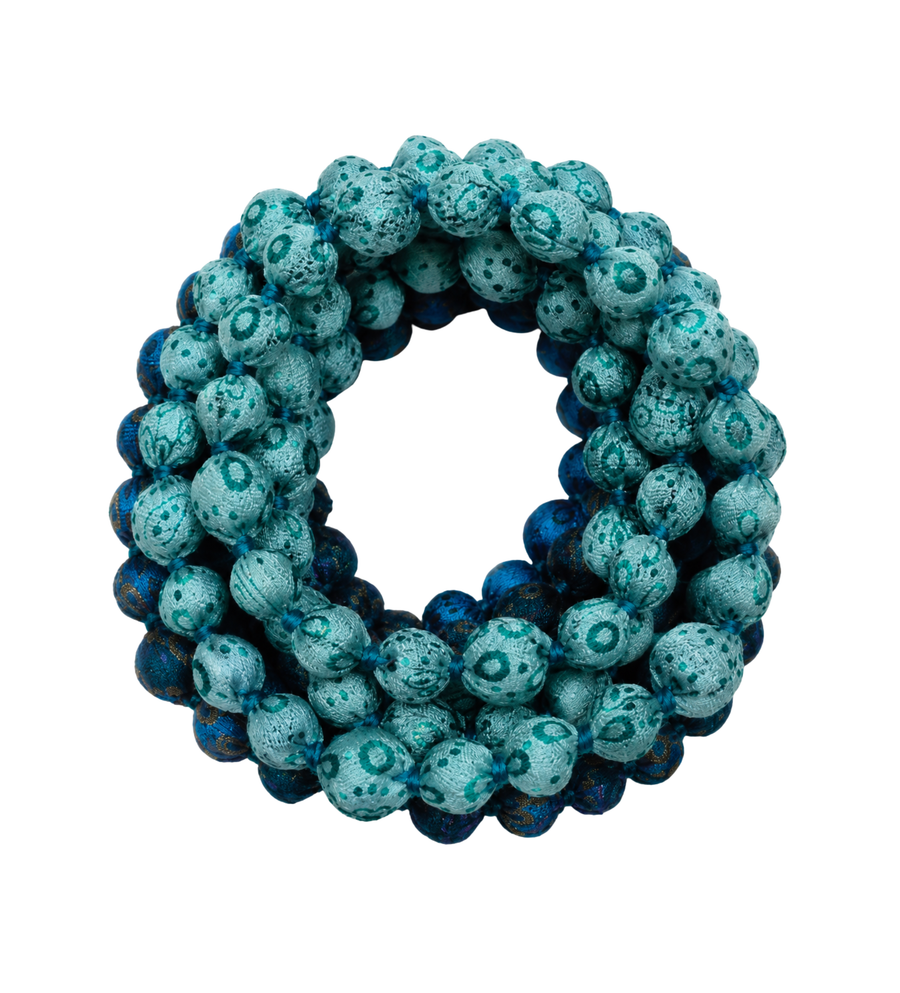 Sari Beaded Necklace- Single Strand