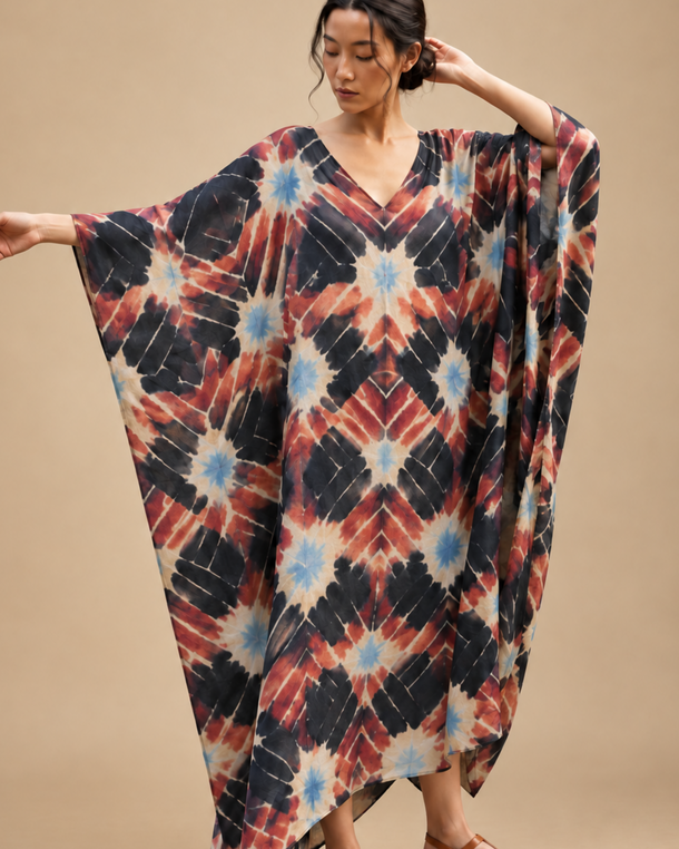 Indira Silk Caftan