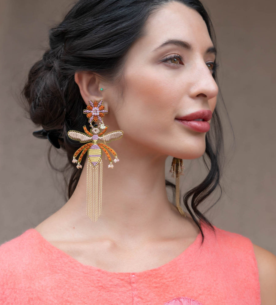 Abeja Reina Fugaz Earrings