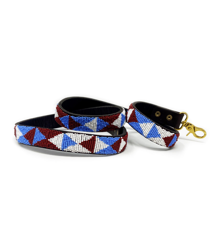Beaded Wide Dog Leash
