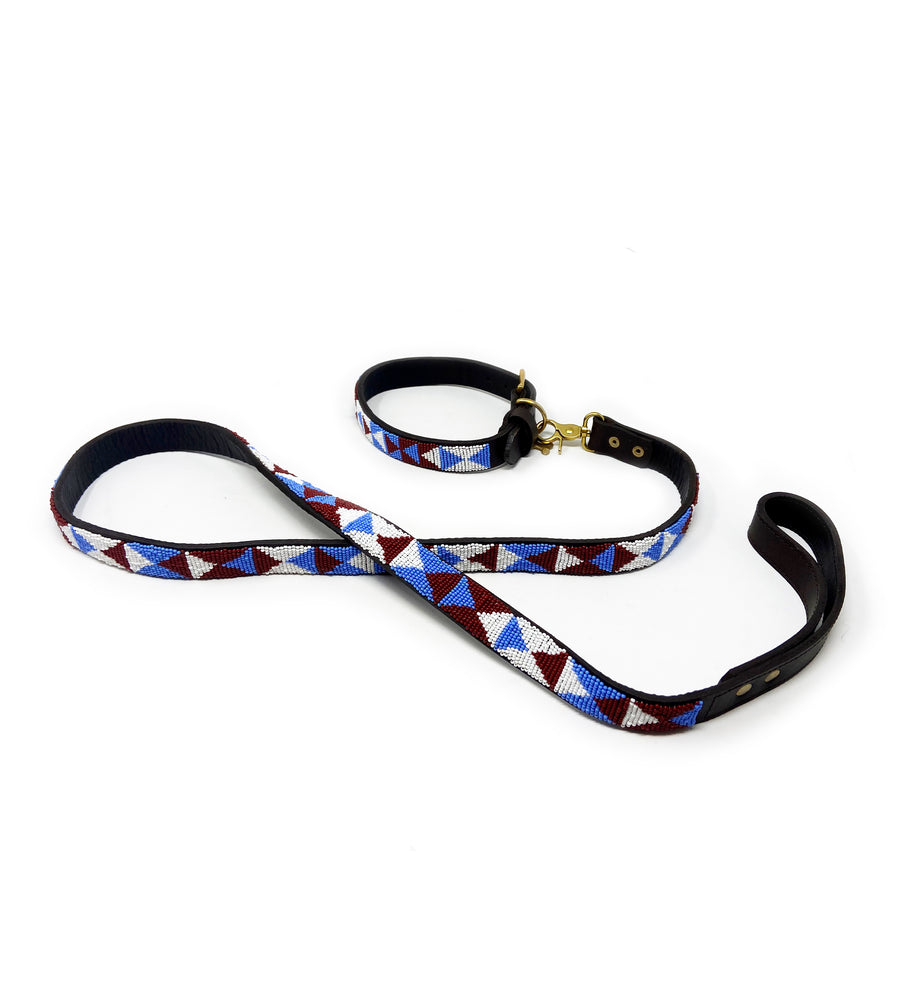Beaded Wide Dog Leash