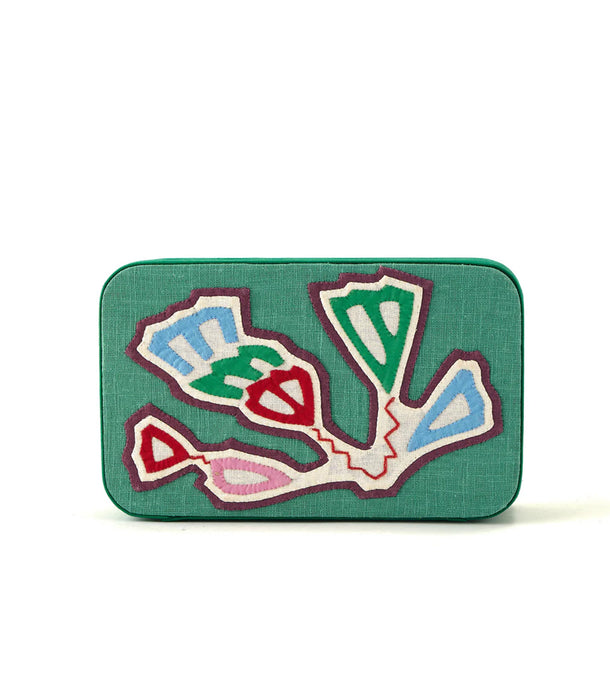 Blooming in Green Minaudiere