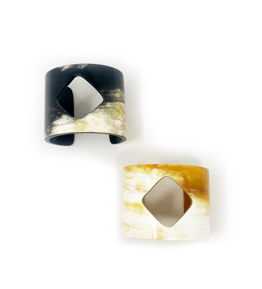 Cut Out Horn Bangle
