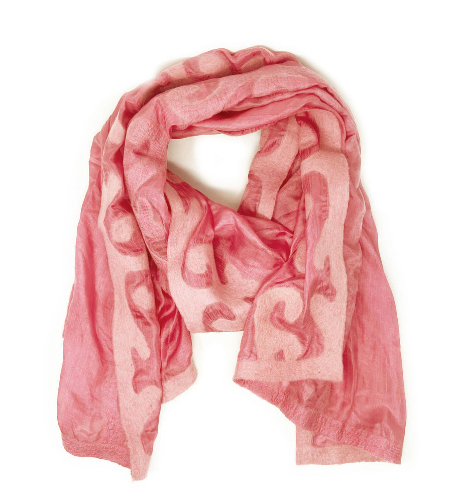 Silk Felted Scarf