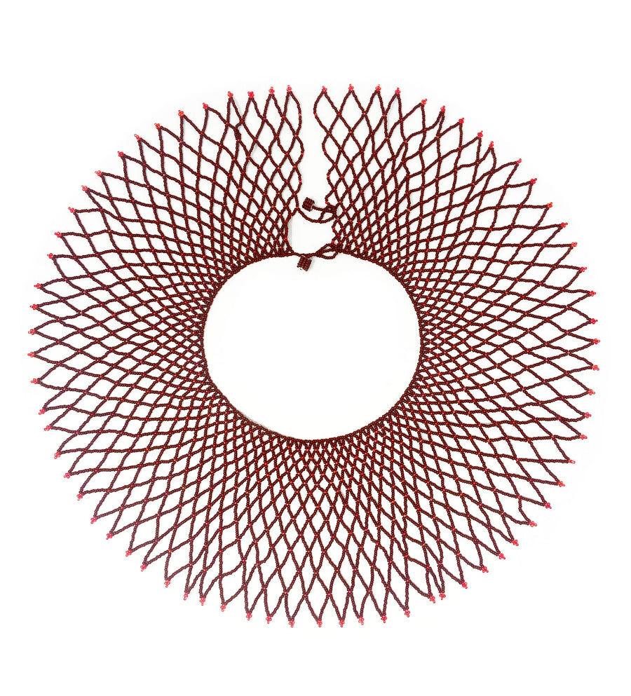 Dramatic Beaded Collar- Hazel