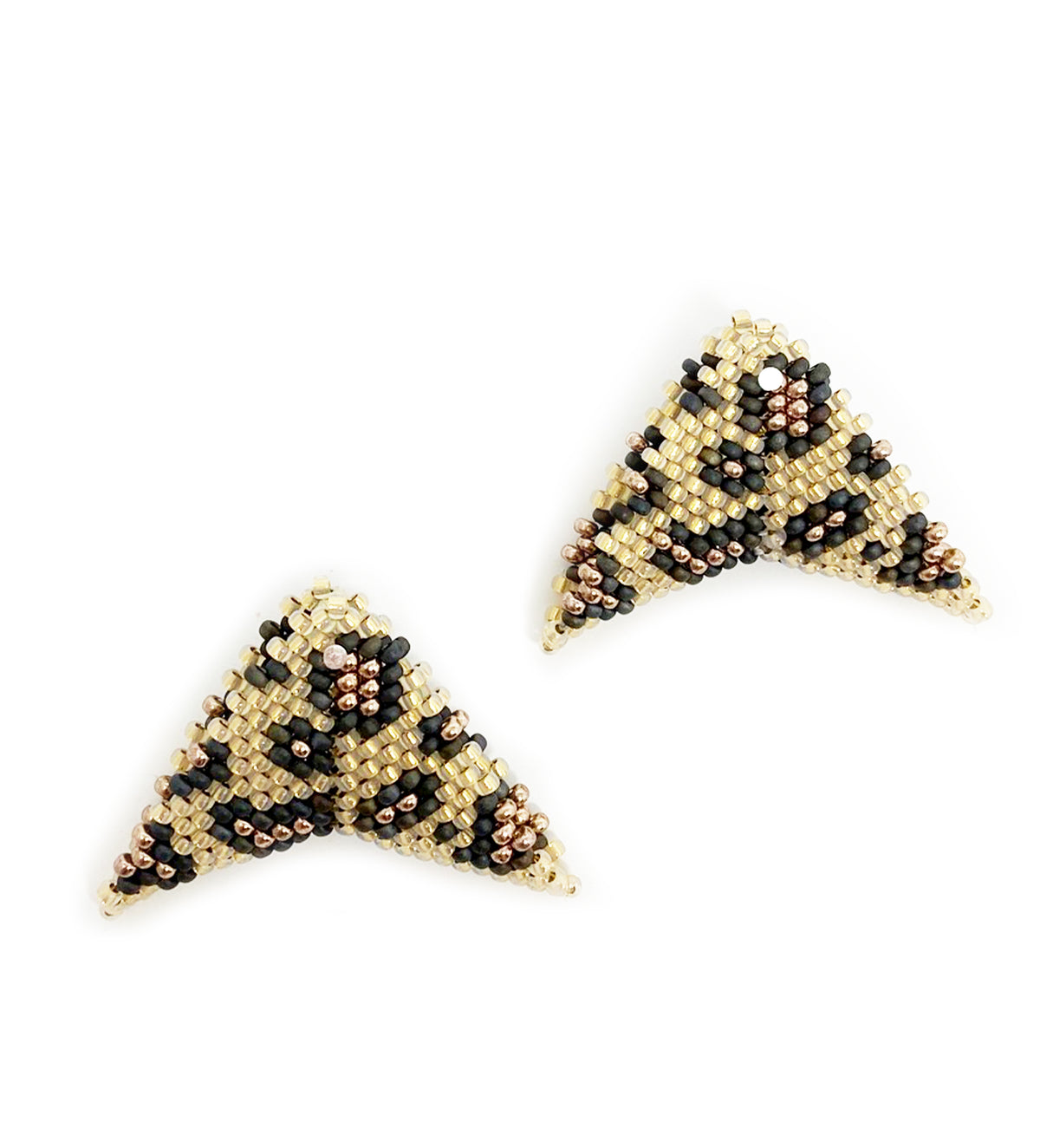 Grace Jones Leopard Print Earrings