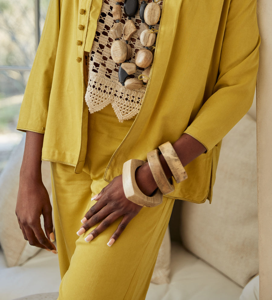 Obeche Bangle- Circle