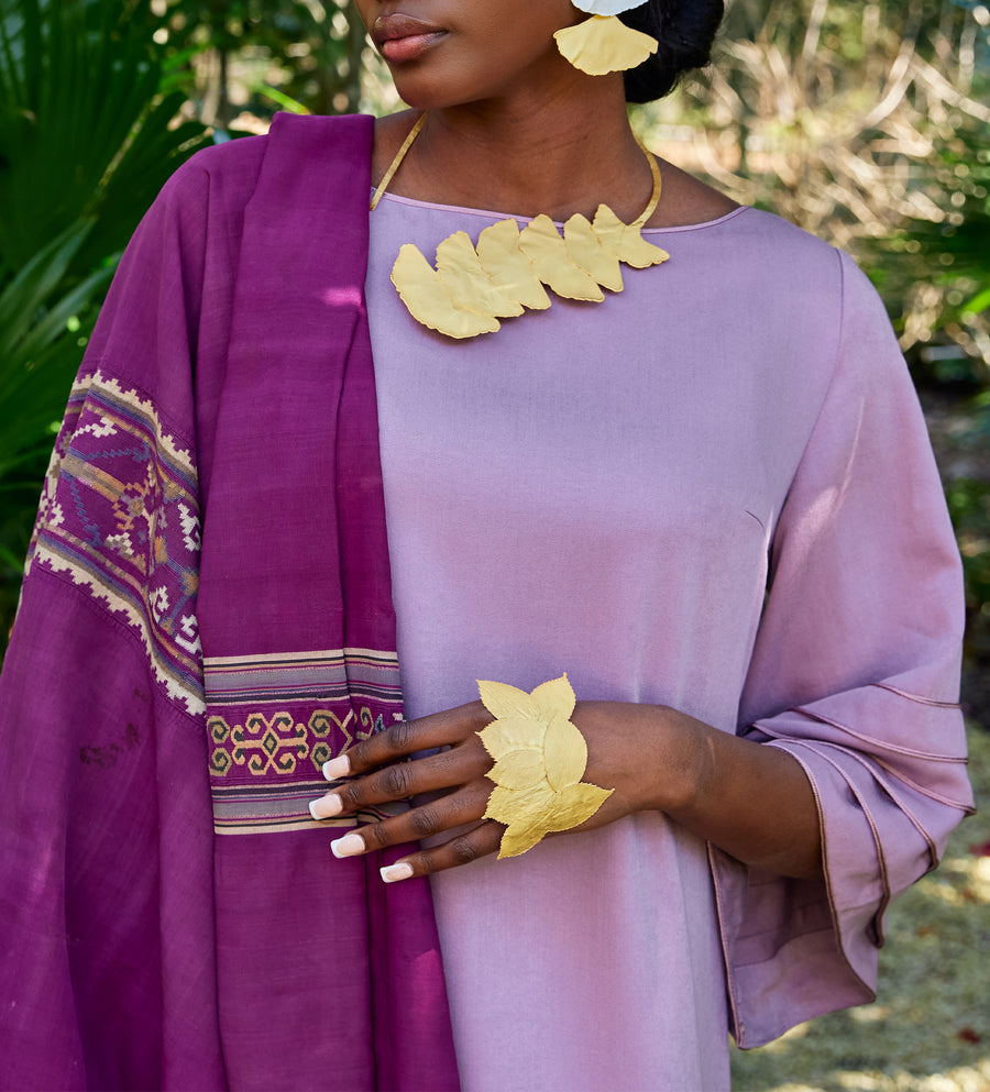 Multi Leaf Hand Cuff