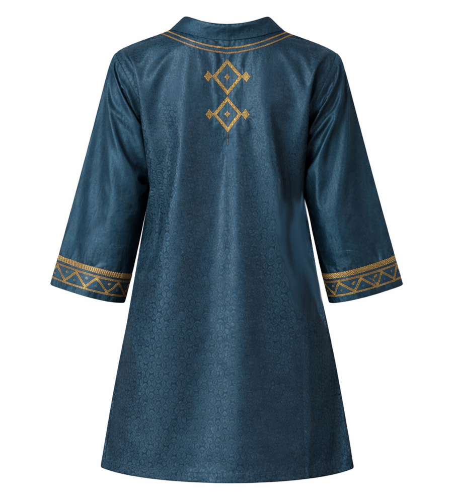 Hassana Hausa Embroidered Tunic