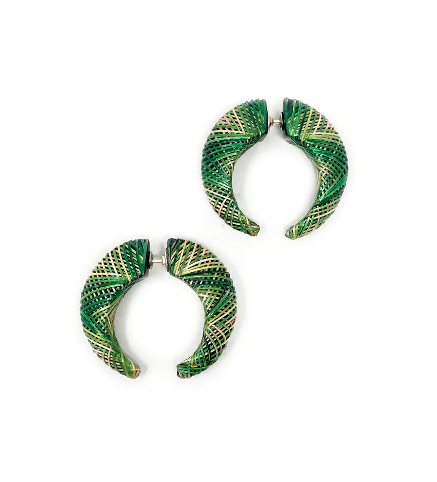 Mini Crescent Earrings