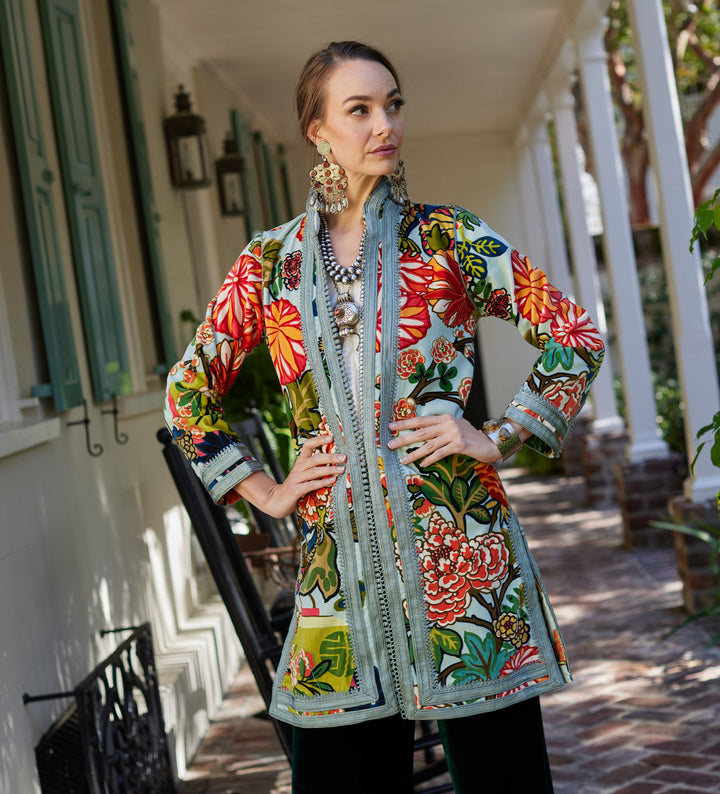 Moroccan Jacket: Chiang Mai Velvet – Ibu Movement