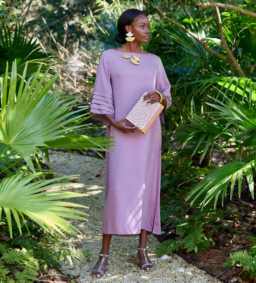 Oasis Pagoda Sleeve Dress
