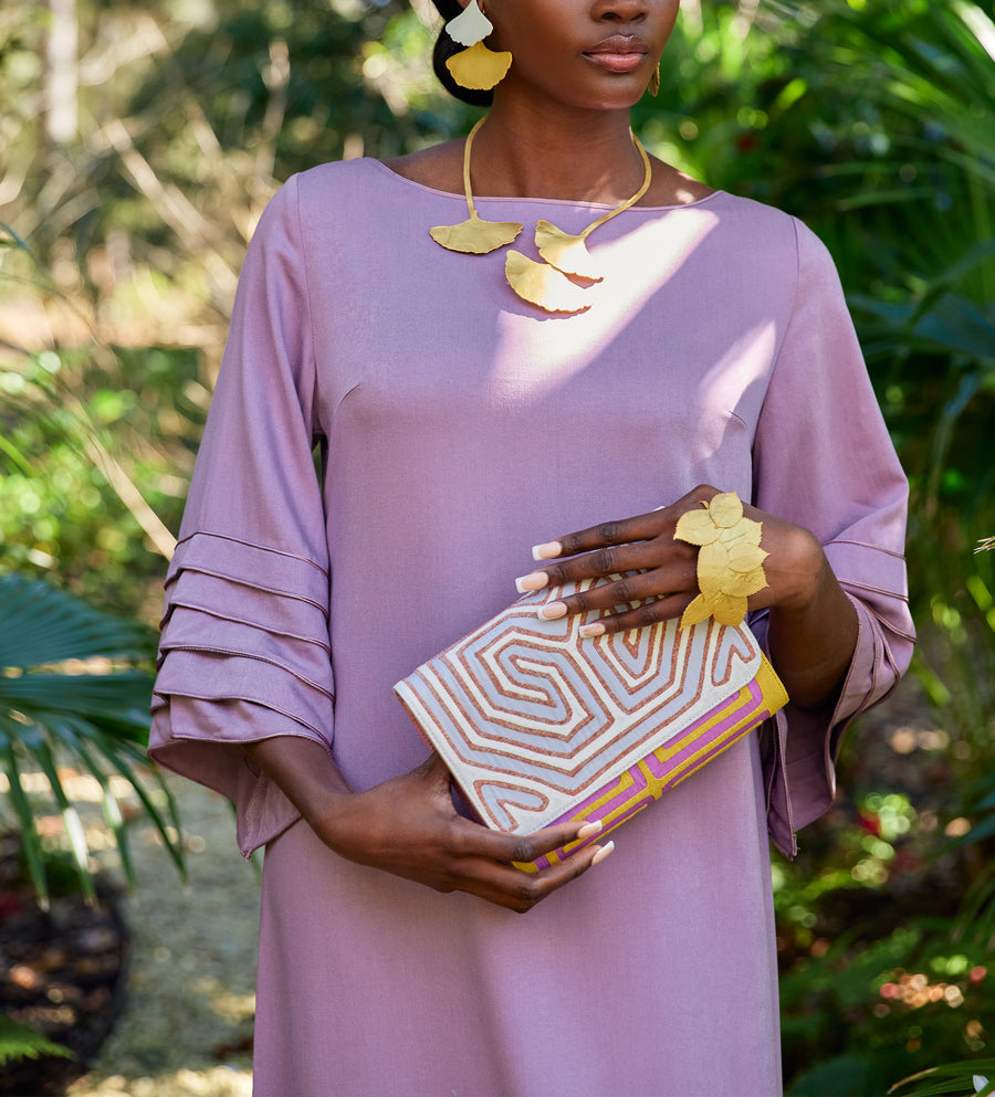 Oasis Pagoda Sleeve Dress