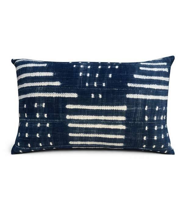 Anaya Indigo Mud Cloth Pillow