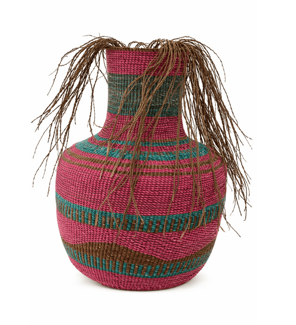 Bolgatanga Fringe Wave Basket