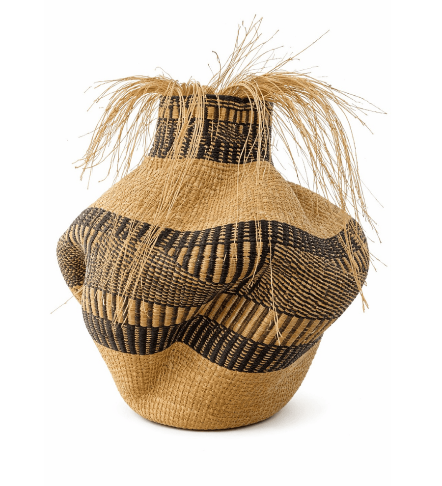 Bolgatanga Fringe Wave Basket