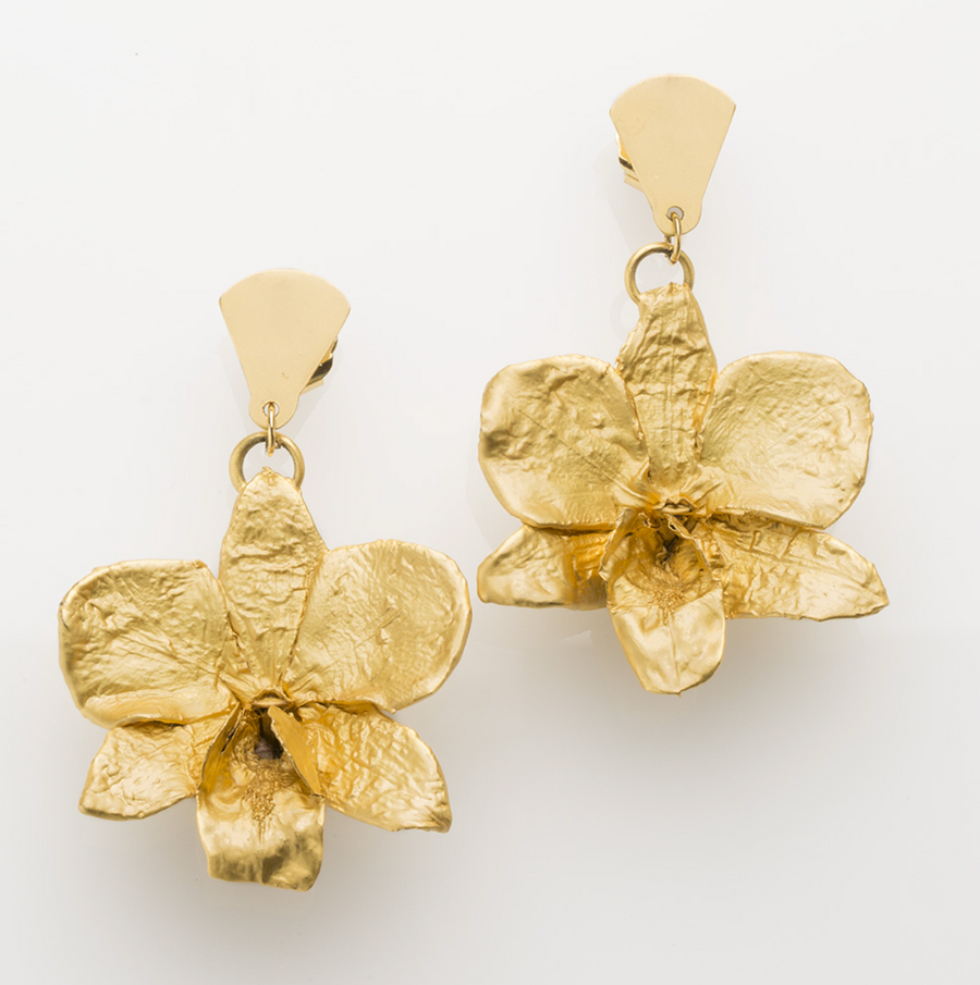 Dendrobium Biggibum Earrings 