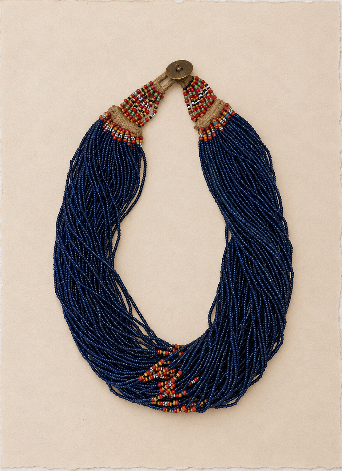 Cobalt 60 Strand Necklace