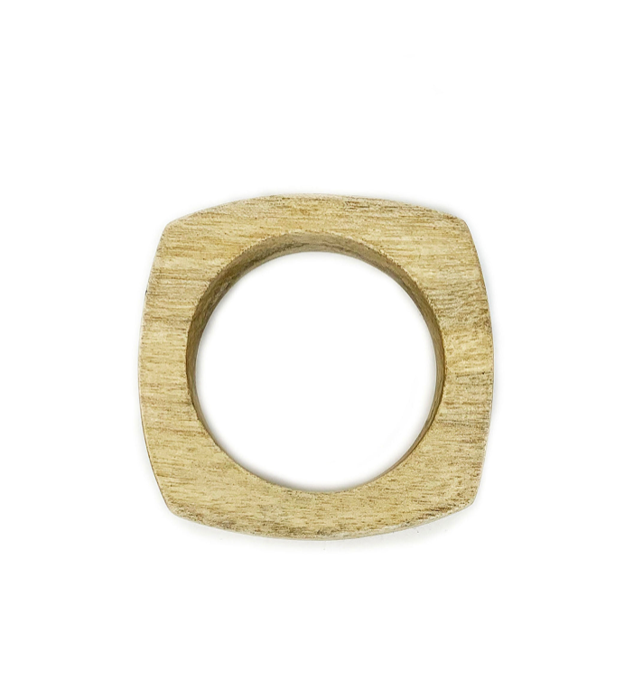 Obeche Bangle- Square