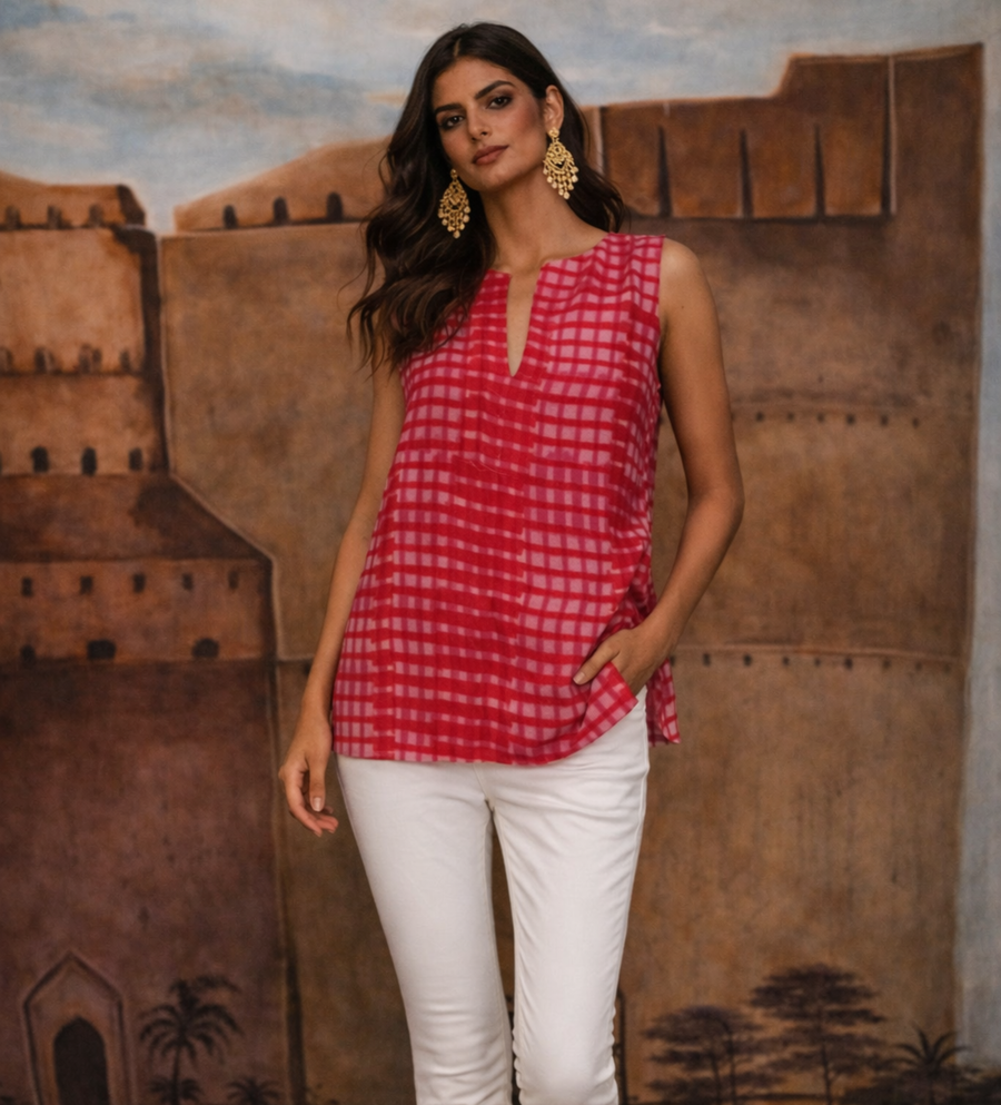 Shreya Linen Tank