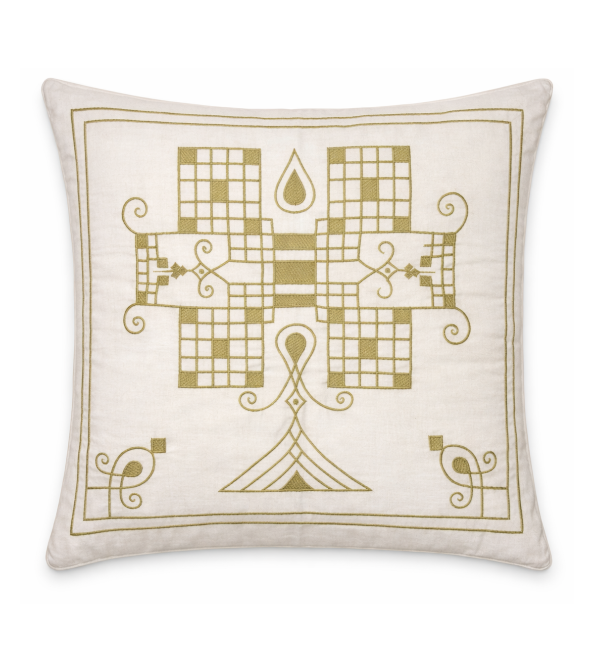 Yetunde Hausa Embroidered Pillow
