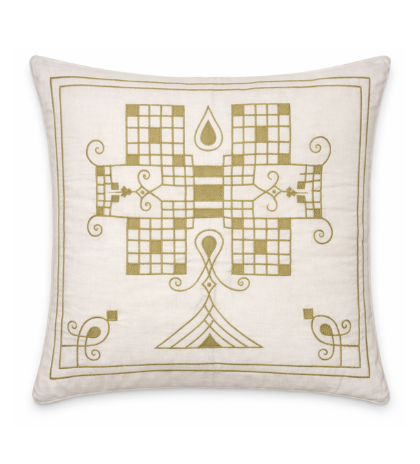 Yetunde Hausa Embroidered Pillow