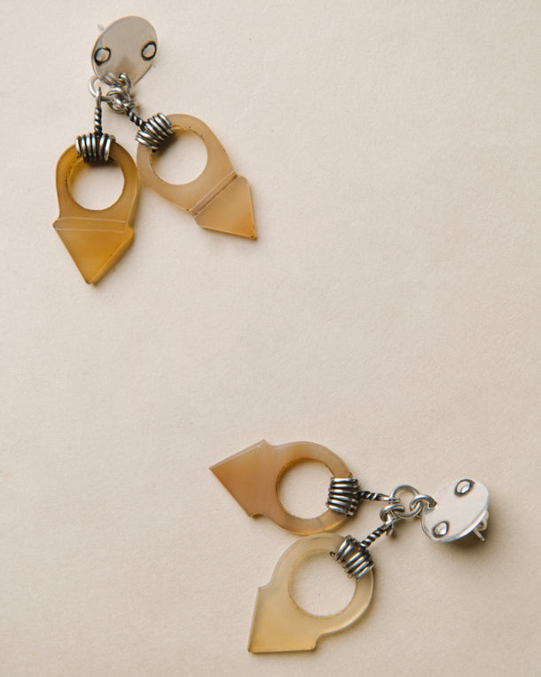 Rare Moroccan Glass Earrings