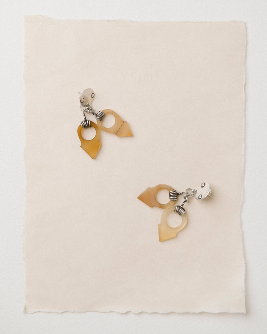 Rare Moroccan Glass Earrings