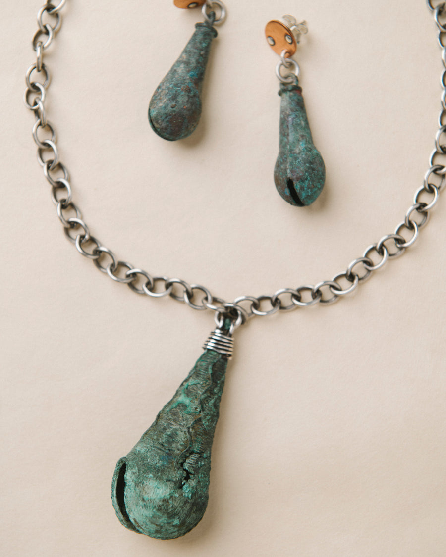 Lost Treasure Copper Bell Necklace