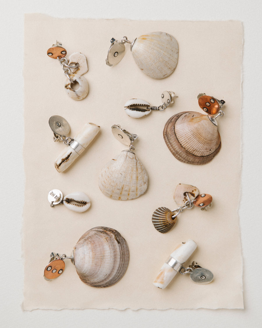 Cowrie Trade Shell Earrings