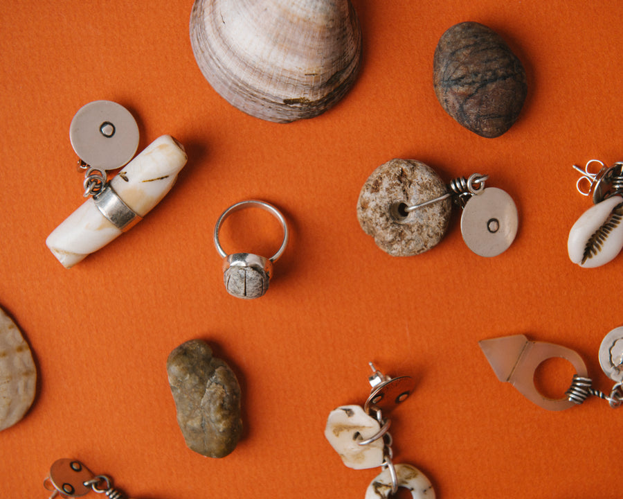 Mali Stone Beads Earrings