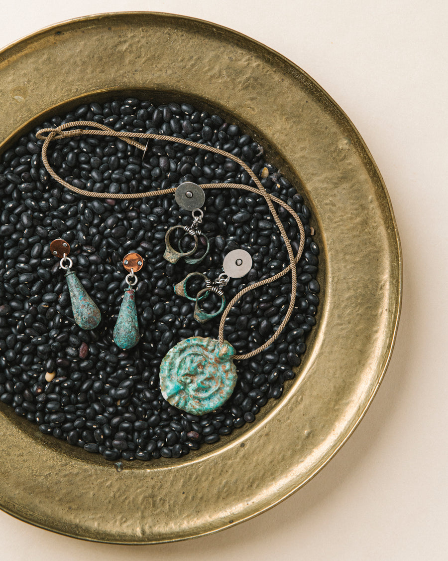 Copper Bell Earrings