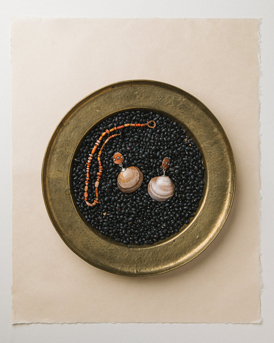 Nile Large Clam Earring