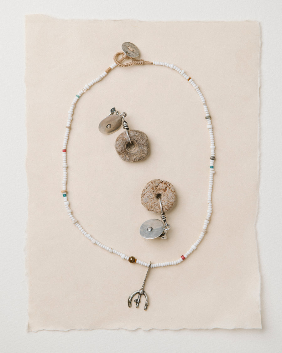 Mali Stone Beads Earrings