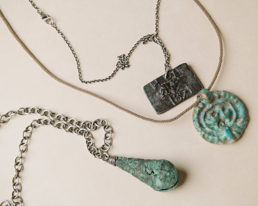 Mexican Token 1871 Necklace