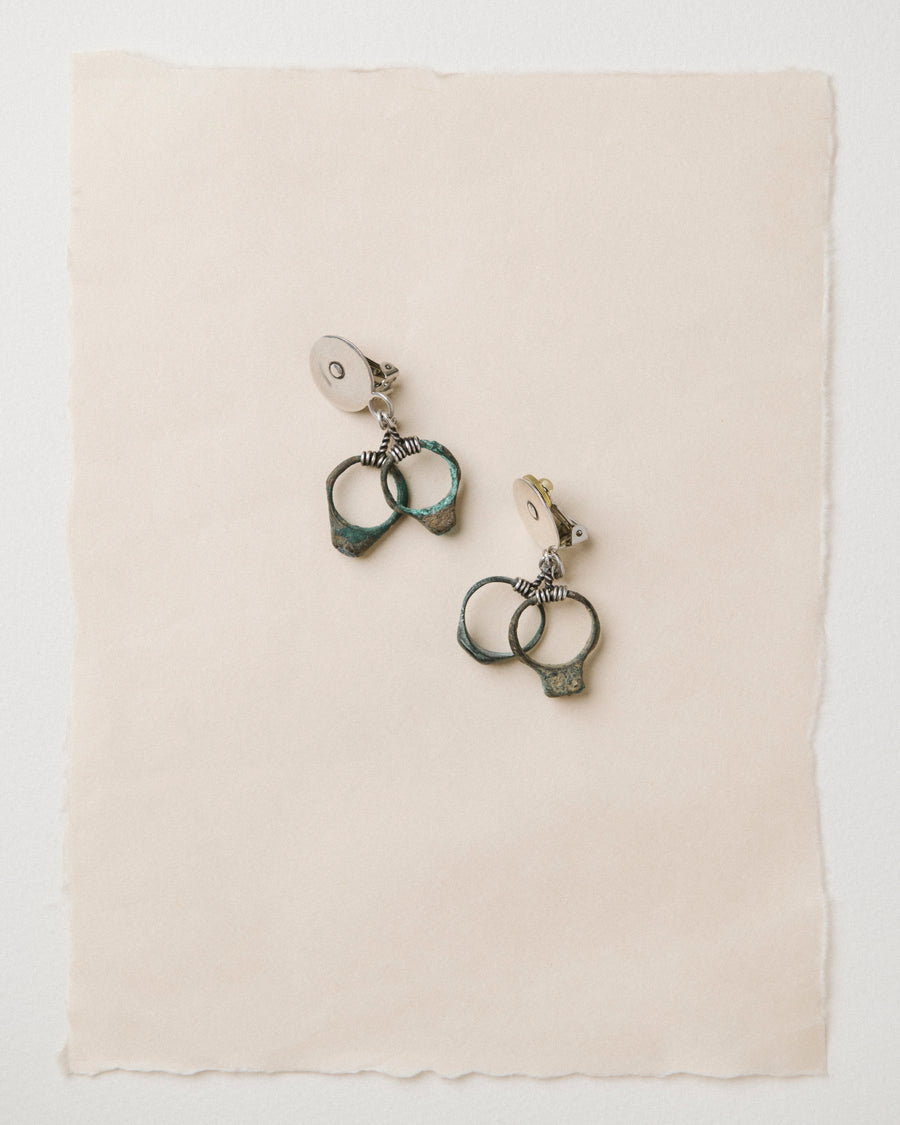 Copper Ancient Persian Earrings