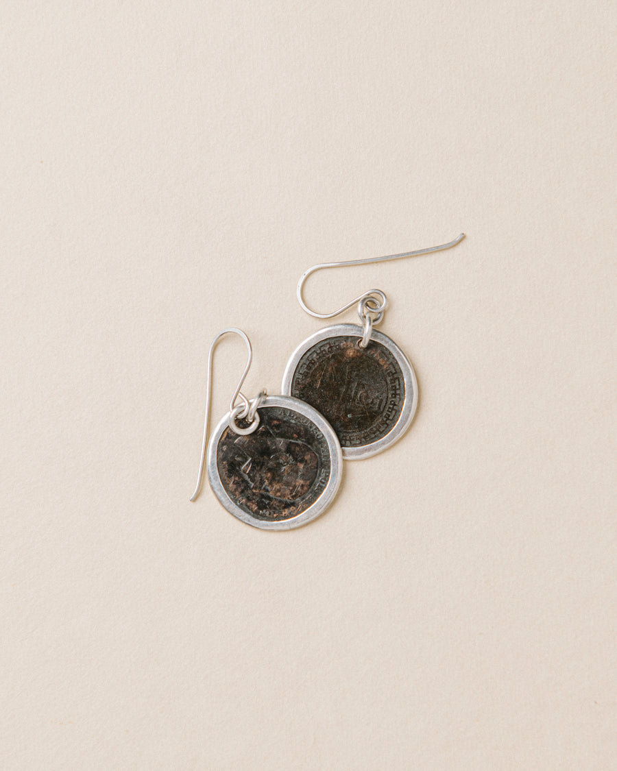 Moroccan Large Coin Earrings