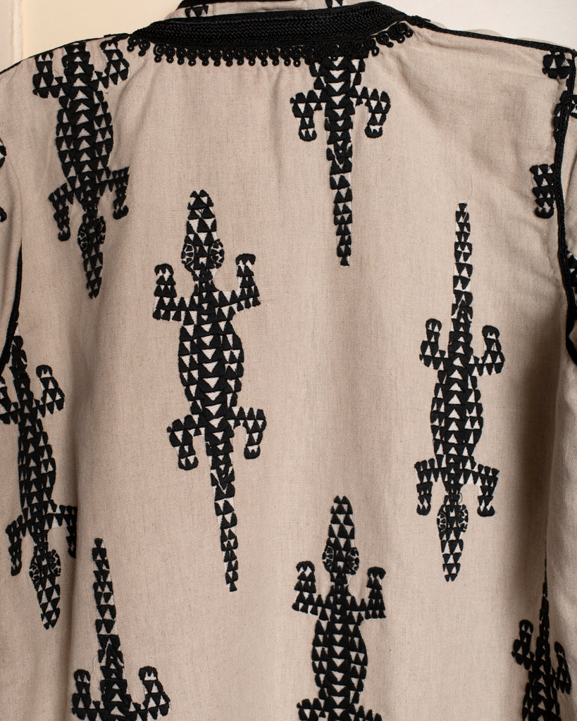 Moroccan Jacket: Baracoa Embroidery