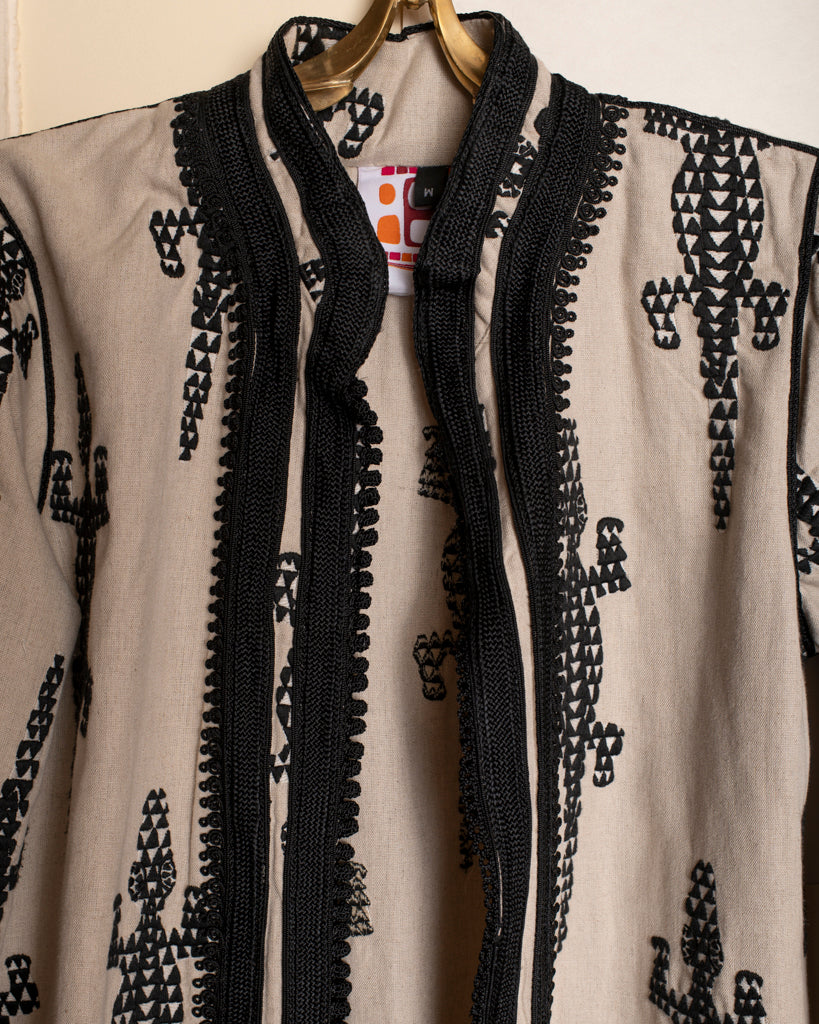Moroccan Jacket: Baracoa Embroidery