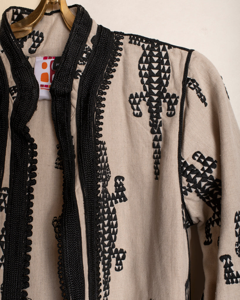 Moroccan Jacket: Baracoa Embroidery