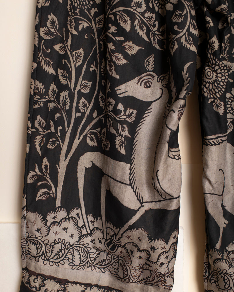 Trishna Silk Set in Black