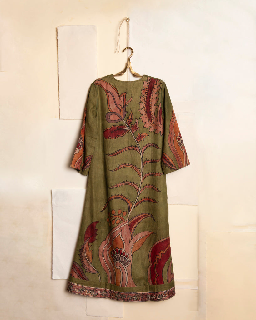 Vasudha Silk Dress