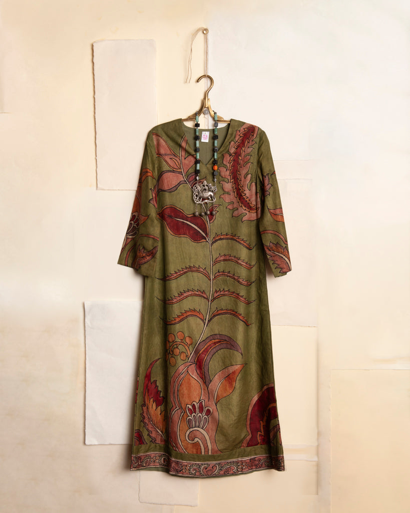 Vasudha Silk Dress