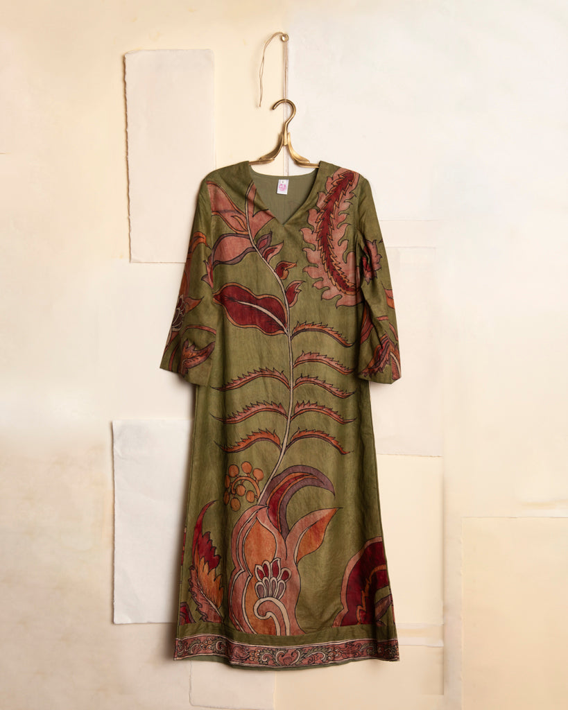 Vasudha Silk Dress