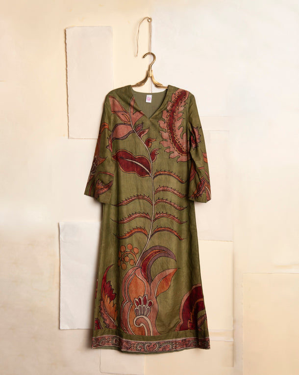 Vasudha Silk Dress