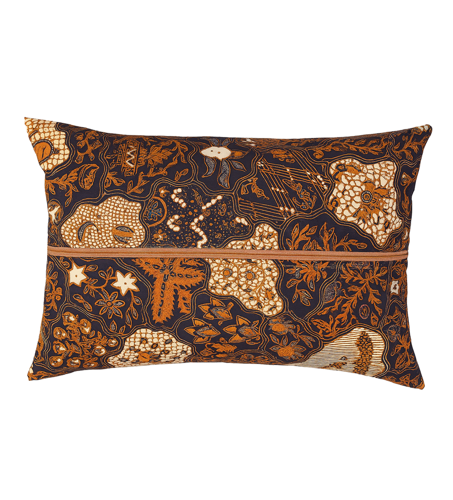 Anong Multi Floral Batik Lumbar Pillow