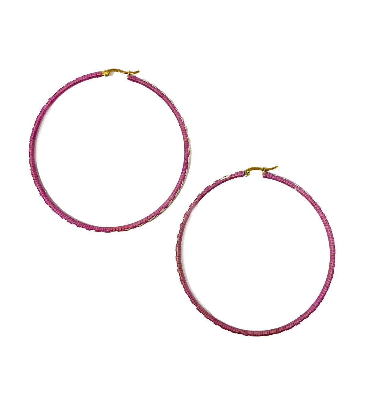 Zenu Hoop Earring: Lavender