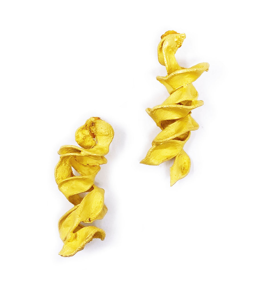 Gold Pod Earring
