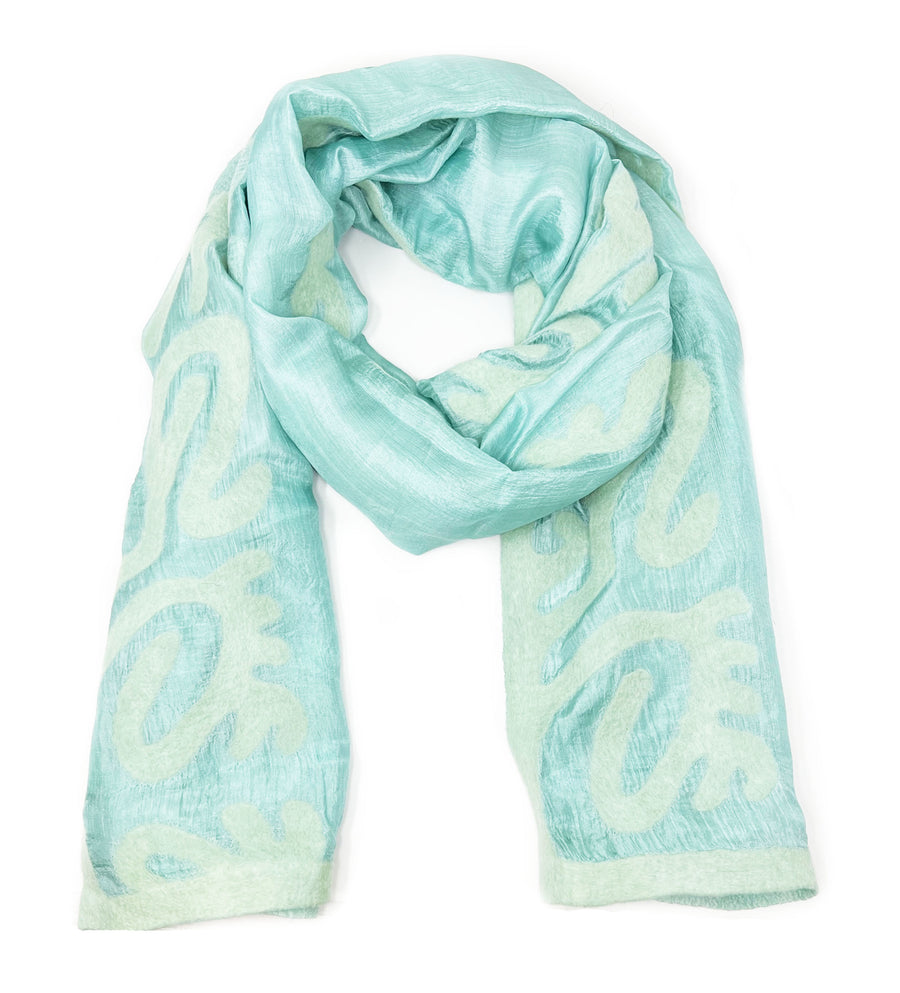 Silk Felted Scarf